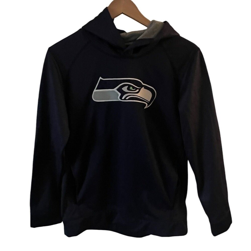 NFL Team Seattle Seahawks Boys Hoodie Sweatshirt - Size Large 14/16